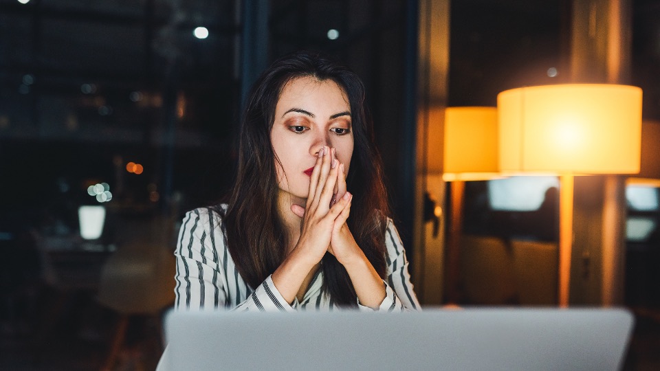 Reviewing her resume. Resume review. Resume writing.