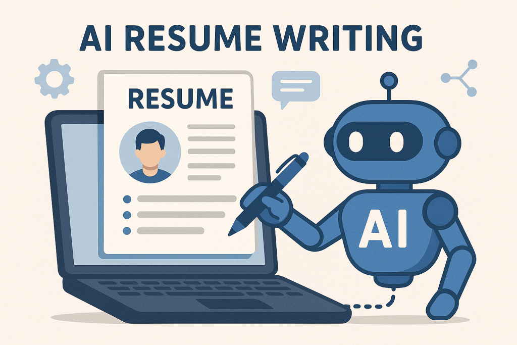 Using AI for resume writing.