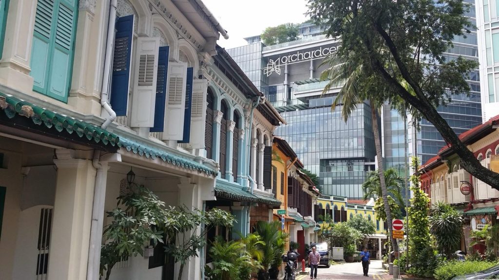 Downtown Singapore, a great place to work and live.